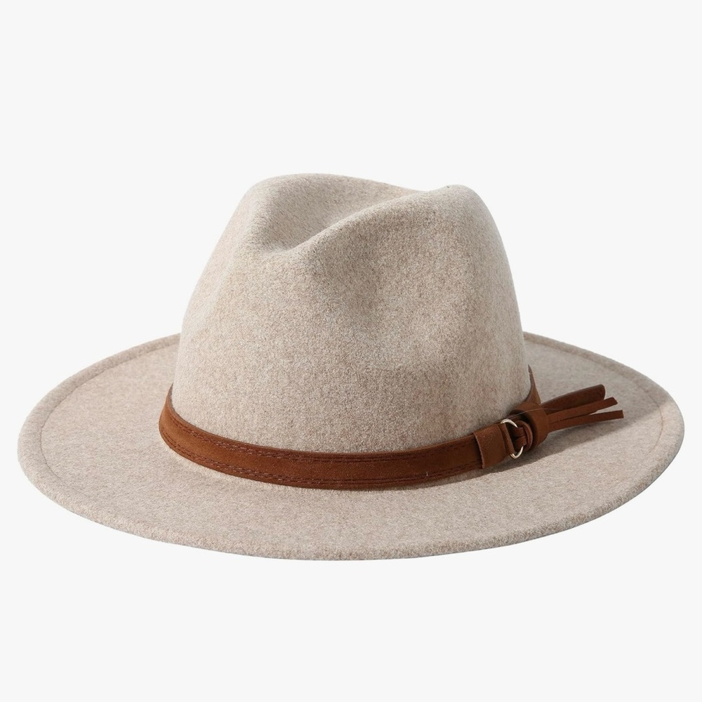 Women Classic Wool Fedora Hat